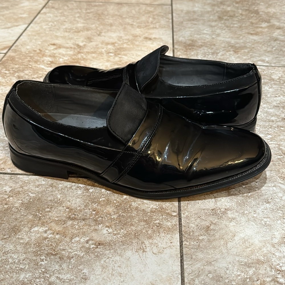 Giorgio Brutini leather patent‎ shoes